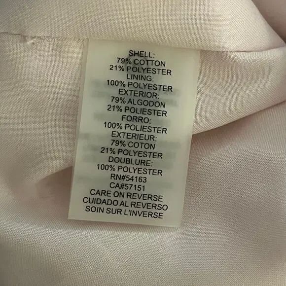 Karl Lagerfeld Paris Pink Tweed Shift Dress with Front Pockets Size 6 - Picture 8 of 10